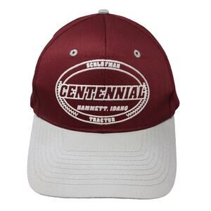 Nissun Cap Snapback Red Gray One Size Schlofman Tractor Hammett Idaho Hat